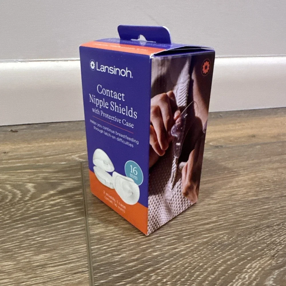 Lansinoh Contact Nipple Shield with Case‎ 16mm Size Small 2ct - Breastfeeding